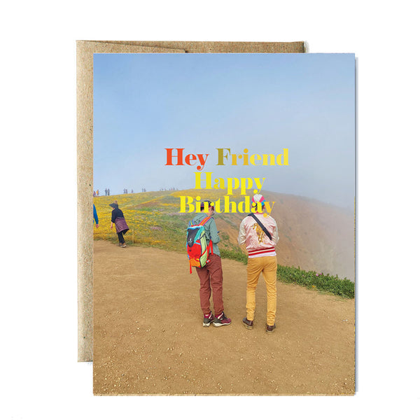 Superbloom friend birthday card