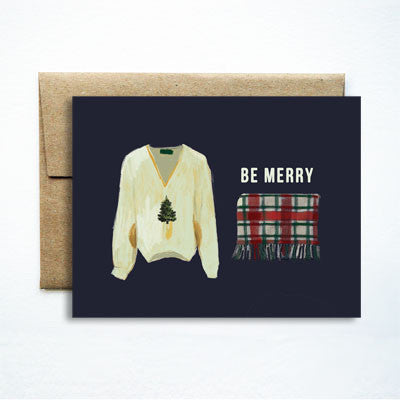 Be Merry Sweater & Blanket - Ferme à Papier
