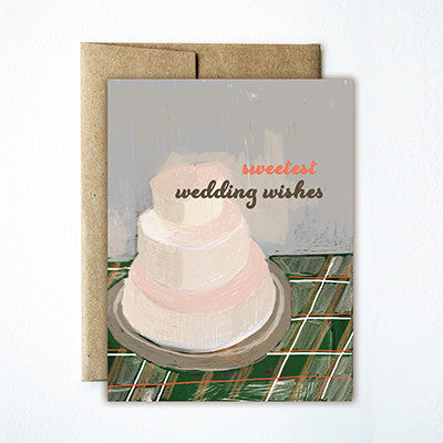 Wedding cake card - Ferme à Papier
