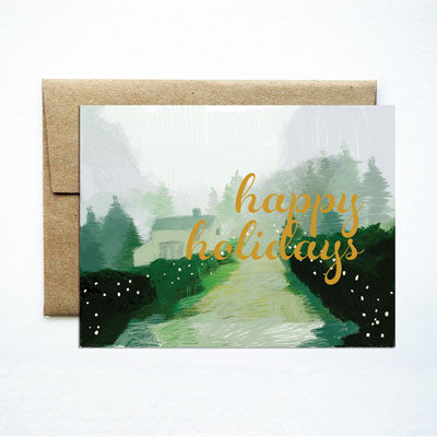 Foil Happy Holidays Wintry Lane Set - Ferme à Papier
