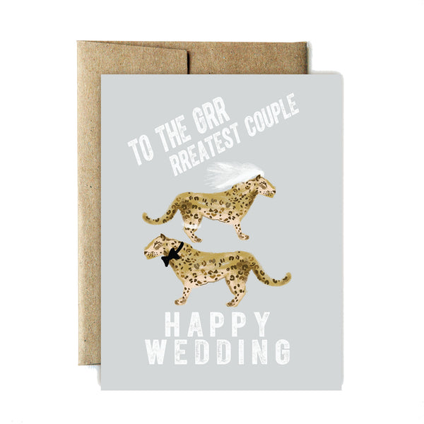 Greatest couple wedding card - Ferme à Papier
