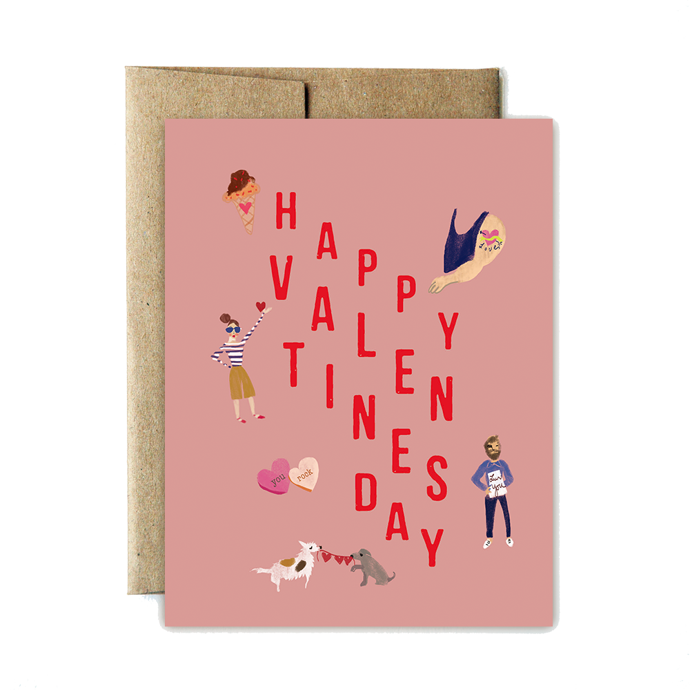 Iconic Valentines card