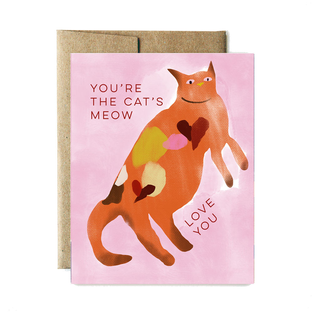 You're the cat's meow card