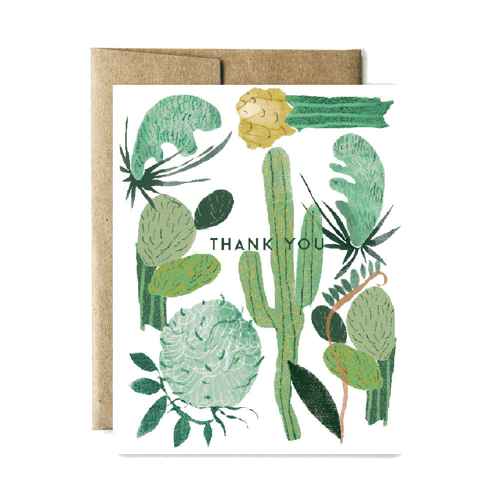 Cacti thank you card