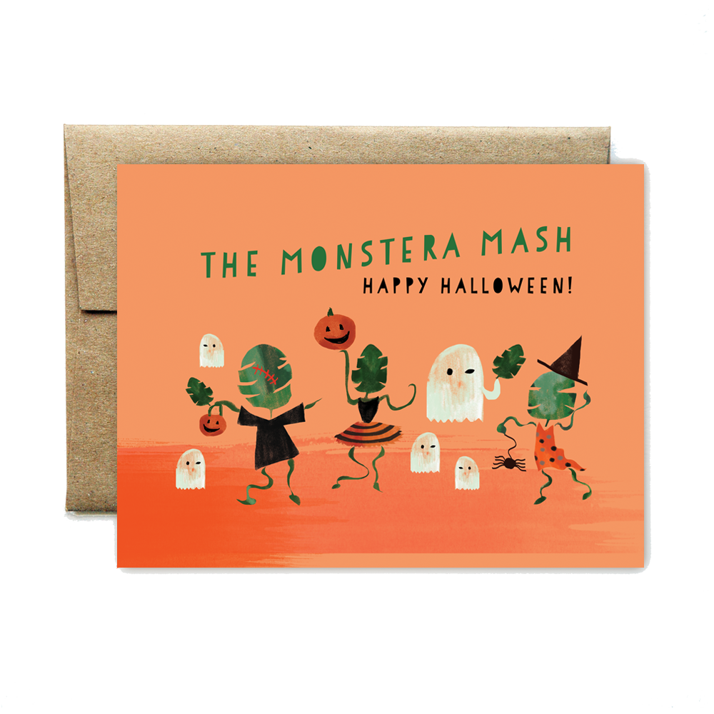 "Monstera" Mash Happy Halloween