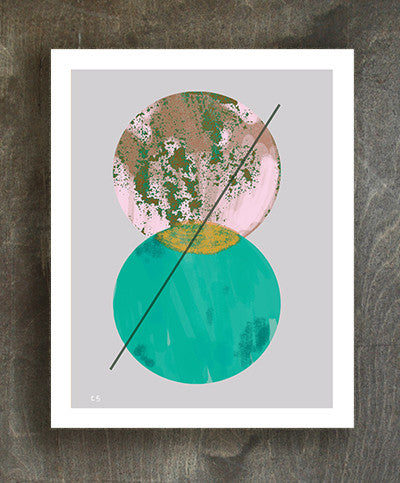 Cosmic jade art print - Ferme à Papier
