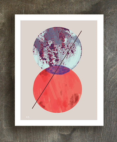 Cosmic ruby art print - Ferme à Papier
